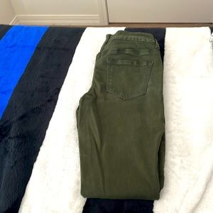 Green Jeggings XS-Regular